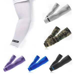 Arm Sleeves Armband Sport Skin Cool 3P UV Cover Sun Protective Basketball Golf - Picture 1 of 10