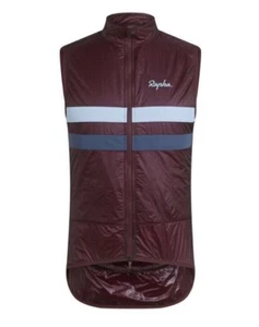 NEW PURPLE RAPHA BREVET INSULATED CYCLING HI VIZ GILET VEST XL FALL WINTER - Picture 1 of 7