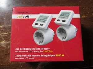 revolt NC-7696-675 Digitaler Energiekostenmesser, Display drehbar - Bild 1 von 4