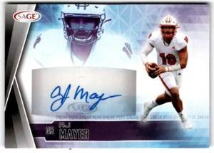 2022 Sage Low Series Sneak Peek Autograph Black #SPA-AJM A.J. Mayer NM-MT Auto - Picture 1 of 2