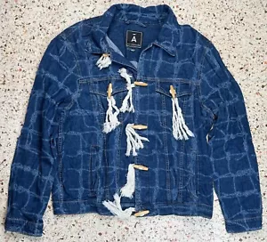 Chaqueta de Camionero David Catalan Hombre Neira Cuerda Denim Talla Grande - Imagen 1 de 8