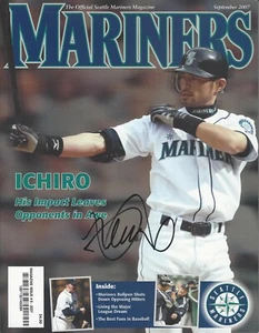 ICHIRO SUZUKI AUTOGRAMM SIGNED SEATTLE MARINERS MAGAZIN COA - Bild 1 von 1