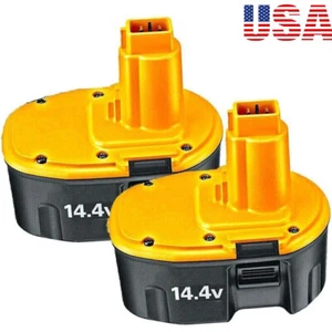 2 Pack 14.4 Volt For DC9091 4.8 Ah Battery DW9091 DW9094 DE9091 DE9092 NEW US - Picture 1 of 11