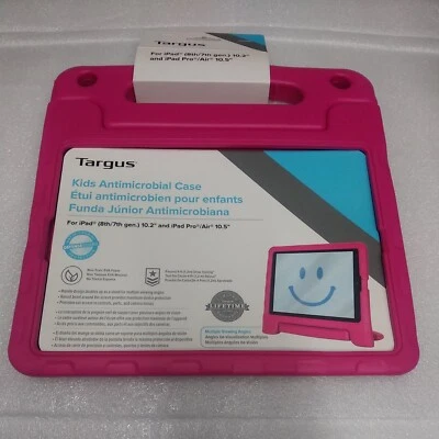 Targus THD51208GL-50 Kids Antimicrobial Case For iPad (8th & 7th Gen) 10.2" Pink - Image 1 of 4