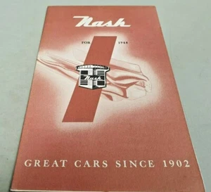 1948 NASH CARS Original Sales Brochure - Picture 1 of 6