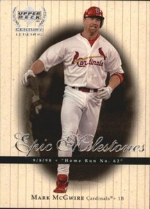 1999 UPPER DECK CENTURY LEGENDS EPIC MILESTONES ASSORTED SINGLES U-PICK