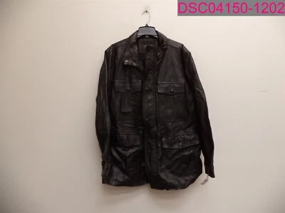 Andrew Marc New York Brimfield Leather Jacket Coat Black Men's XXL MM6A1117 - Image 1 of 4