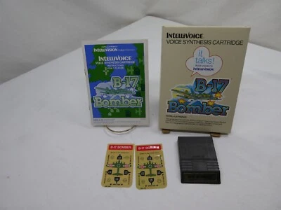 B-17 Bomber (Intellivision, 1982) Complete with manual and overlays - Image 1 of 4