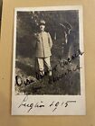 RP Postcard-WW1 ITALIAN SOLDIER WITH ONE ARM PERUGIA 1915