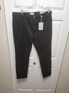 Everlane Jeans Mens 40x30 Black Organic Cotton Skinny Fit Denim Pants - Afbeelding 1 van 10