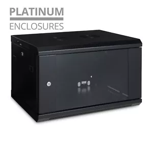 Platinum Enclosures 6u 600mm Deep Wall Mounted Data Cabinet 19 Inch Sever Rack - Picture 1 of 6