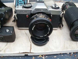 vintage minolta xg-a /50mm lence /50-200 mm lence 75-200mm lence - Picture 1 of 19