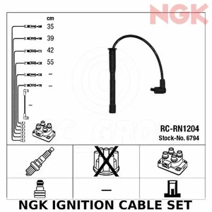 Ngk Câble Allumage Set (Câbles HT ) - Stk N° :6794 , Pièce N° : RC-RN1204 - Picture 1 of 1