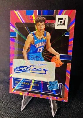 PINK LASER 2022-23 Donruss OUSMANE DIENG Rated Rookie Signatures #211🔥💎 RARE - Image 1 of 3