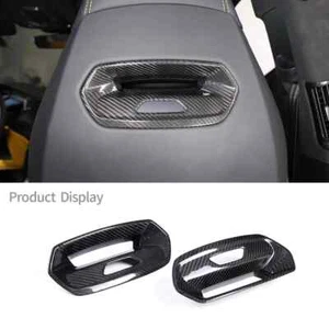 For Lamborghini URUS 2018-2021 Real Carbon Fiber Car Seat Headrest Rear Cover - Picture 1 of 31