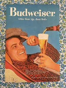 Vintage 1959 Budweiser Beer Print Ad - Picture 1 of 7