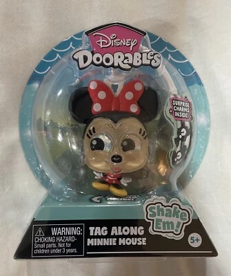 CLIP MOCHILA CON ETIQUETA MINNIE MOUSE DISNEY DOORABLES con DIJES SORPRESA Foto 1 de 2