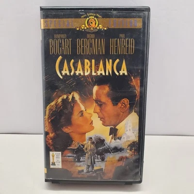 Casablanca Collectors Edition With Inserts (VHS, 1992) - Image 1 of 4