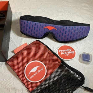 Manta Pro Sleep Mask - Maschera per dormire 100% blocco luce per traversine laterali scatola aperta - Foto 1 di 6