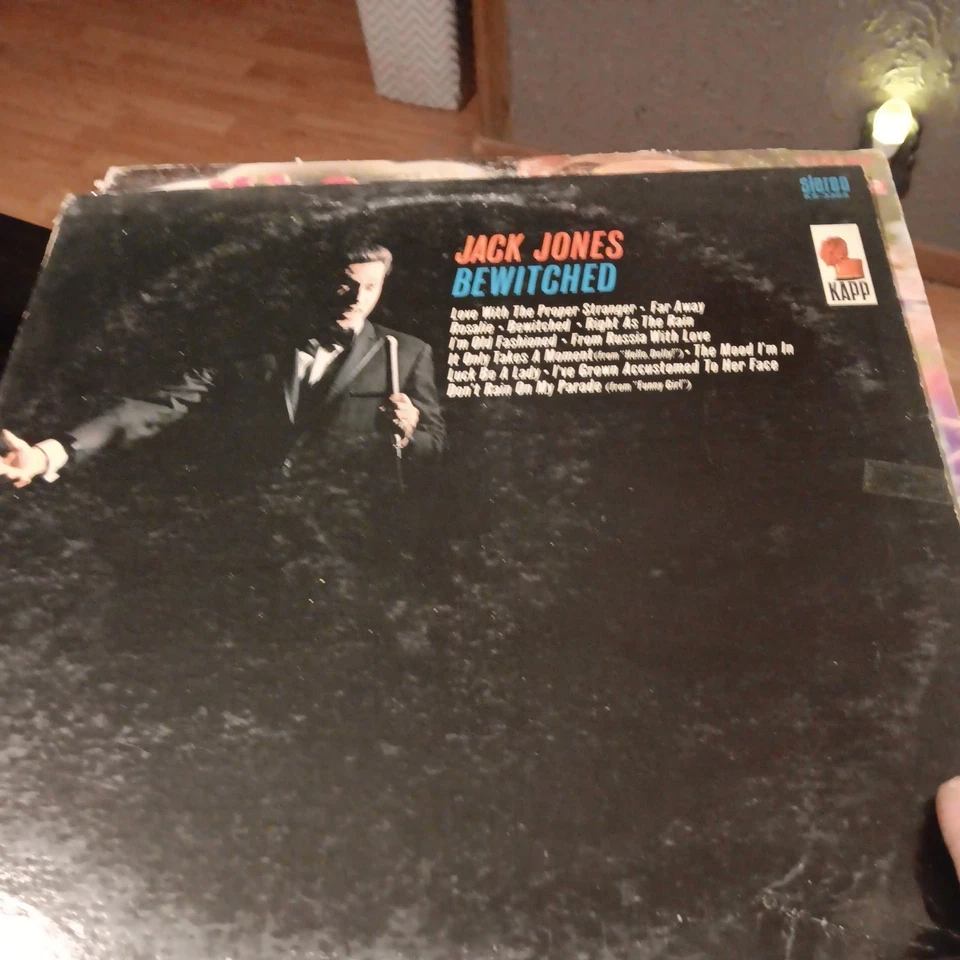 Jack Jones - Bewitched Vinyl LP (1963 Kapp Records KS-3365) - Image 1 of 2