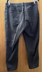 Pantalones de mezclilla Lauren Ralph Lauren LRL para mujer talla 12 marrón dobladillo recto LEER - Imagen 1 de 11