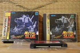 Metal Slug w/box ram cartridge Sega Saturn SS Japan Very Good Condition!