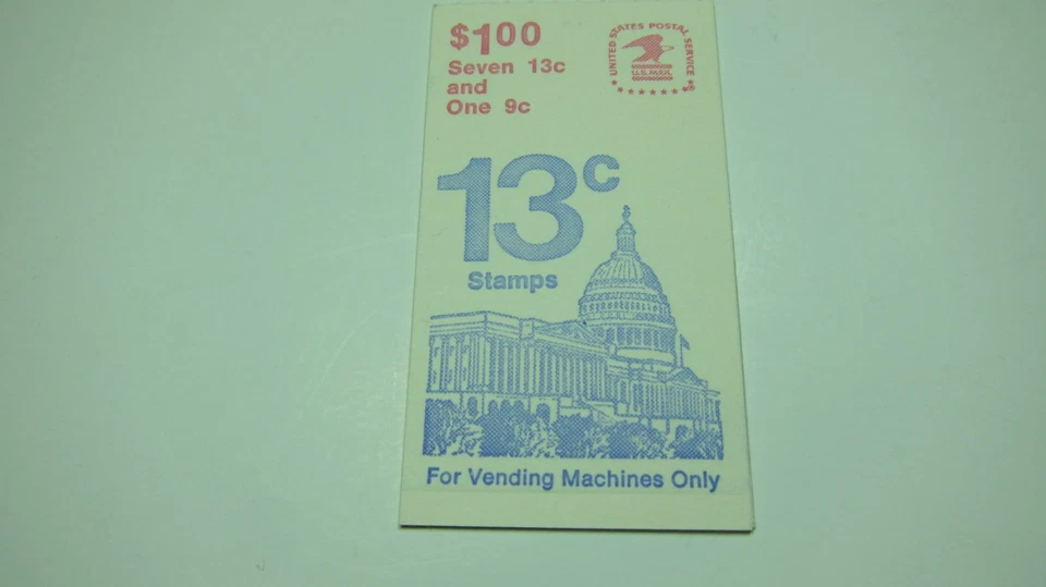 U.S. Stamp Booklets Scott # BK131 & # BK132 (13c Flag over Capitol). - Image 1 of 4