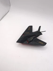 USAF Stealth F-117 Black Fighter Plane - Picture 1 of 3