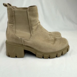 Botines Madden Girl Tessa para mujer talla 8 marrón imitación cuero excelente estado” - Imagen 1 de 5