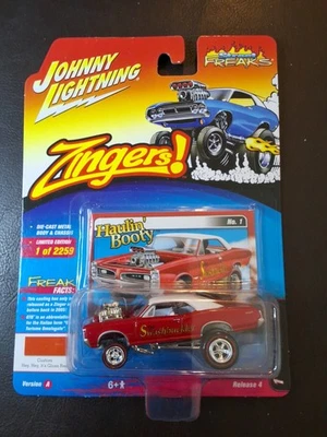  Johnny Lightning Street Freaks Zingers Haulin' Booty 1966 Pontiac GTO 2018 Foto 1 de 3