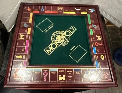 1991 FRANKLIN MINT MONOPOLY Deluxe Wood Board Game Collector's Edition **AS IS** - Image 1 of 4