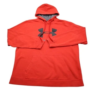 Under Armour Hoodie Herren XL rot ColdGear Fitted Sweatshirt Pullover sportlich - Bild 1 von 17