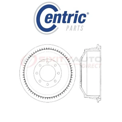 Centric C-TEK Brake Drum for 1994-1996 Chevrolet C1500 Suburban 5.7L 6.5L V8 pj Foto 1 de 4