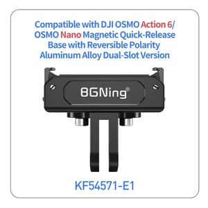 Aluminum Alloy Magnetic Quick-Release Base For DJI Osmo Action 6 For Osmo Nano - Picture 1 of 27