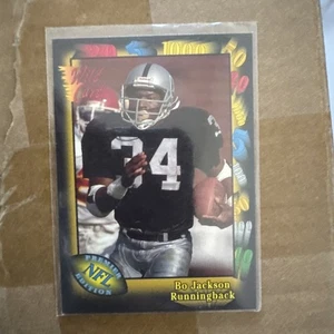 Wild Card 1991 - #108 Bo Jackson Los Angeles Raiders C9 - Foto 1 di 2