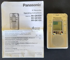 Panasonic RR-QR200 Digital IC Recorder Electronic Voice Phenomena Ghost Hunting - Picture 1 of 6