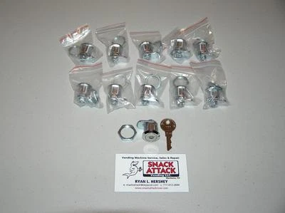 VENDSTAR 3000 (10) #157 TOP LID LOCKS & (4) KEYS - New / Free Ship!