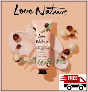 Oriflame Love Nature Protecting Hand and Nail Cream With Organic Macadamia Oil - Picture 1 of 5