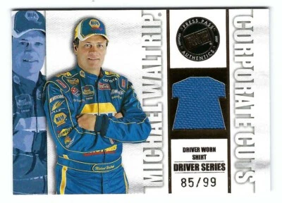 2007 Press Pass Traks Michael Waltrip Driver Worn Shirt #/99 Napa - Image 1 of 2