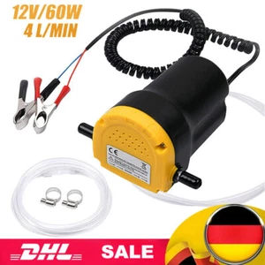 Dieselpumpe Ölabsaugpumpe Heizölpumpe Kraftstoffpumpe selbstansaugend 12V 60W - Bild 1 von 12