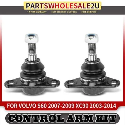 2Pcs Front Lower Ball Joints for Volvo S60 2007-2009 XC90 2003 2004 2005-2014 - Image 1 of 4