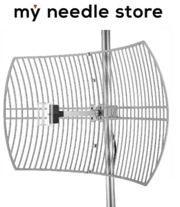 Alfa Weatherproof 2.4GHz 24dBi High Performance Die Cast Reflector Wireless - Bild 1 von 3