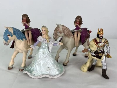 PAPO Lot of 8 PRINCE Ice PRINCESS Fairies Horses Medieval Royalty Lady - Image 1 of 4