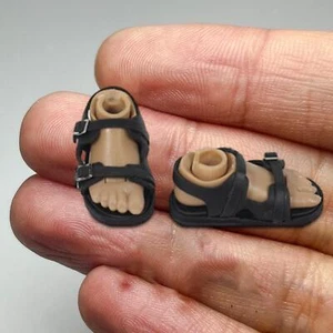 1/6 Man's Sandals Classic Footwear Simulation Beach Sandals Shoes Fashion for - Picture 1 of 5