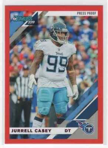 2019 Panini Donruss Jurrell Casey Tennessee Titans #246 Press Proof - Picture 1 of 2