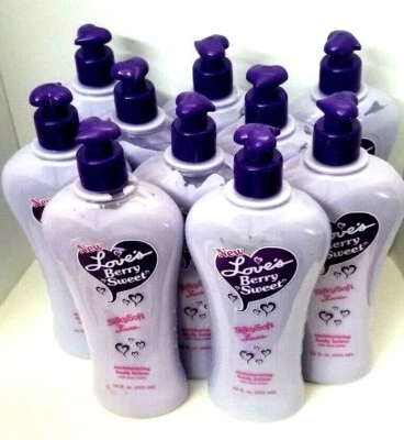 10 pçs Loção Corporal Hidratante Love's Berry Sweet Silky Soft Love 12 oz cada DANA - Imagem 1 de 4
