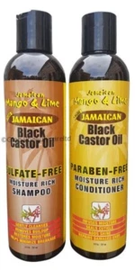 Jamaican Mango & Lime Black Castor Oil Shampoo & Conditioner - Picture 1 of 4