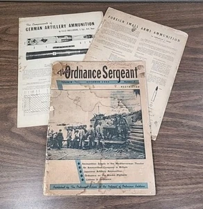 THE ORDNANCE SERGEANT October 1944 Vol 8 No 4 (+ EXTRAS) - Foto 1 di 20