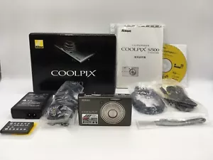 Nikon COOLPIX S500 7.1MP Compact Digital Camera Urban black From Japan - Picture 1 of 23