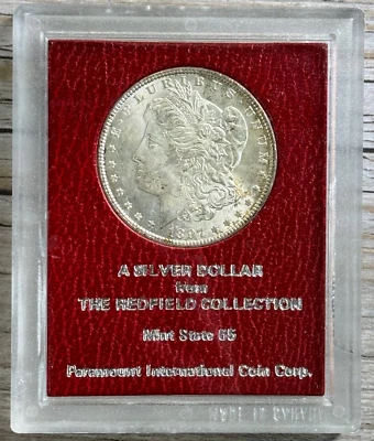 1897 P Gem Uncirculated The Redfield Collection Morgan Silver Dollar - Image 1 of 4